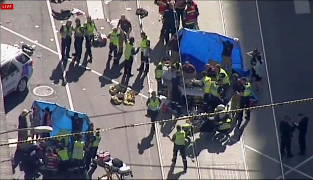 Australia Car Rams Crowd 