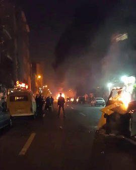 People protest in Tehran 
