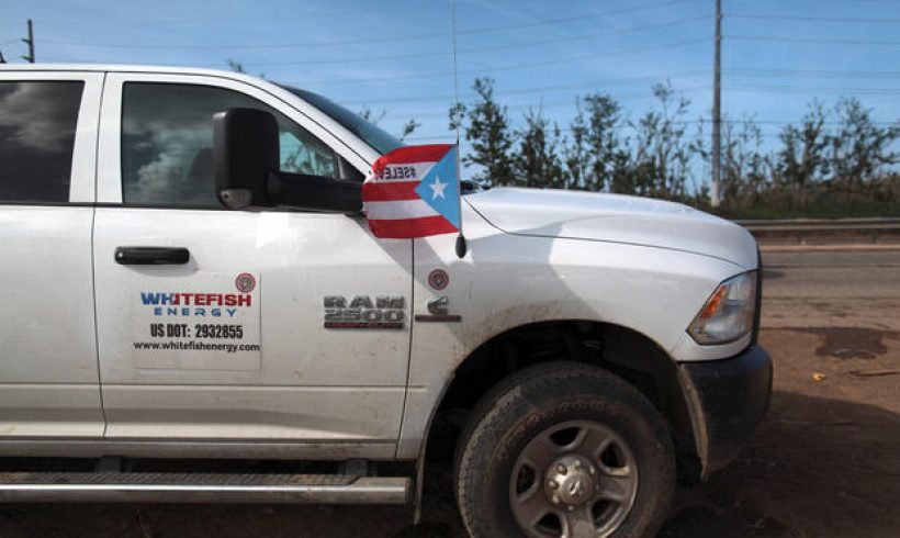 White House disavows controversial Puerto Rico power contract White House disavows controversial Puerto Rico power contract