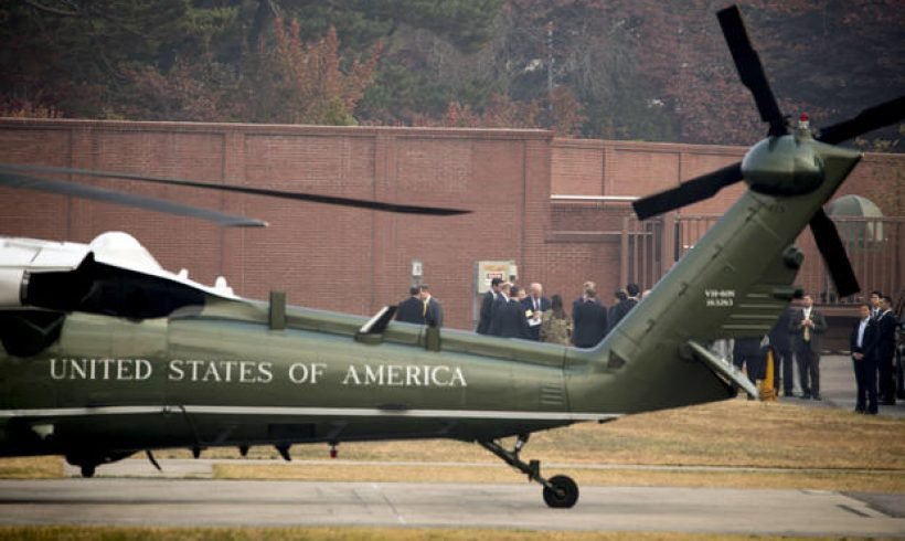 Trump’s surprise visit to the DMZ scrapped due to poor weather Trump’s surprise visit to the DMZ scrapped due to poor weather
