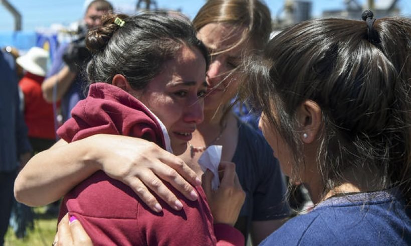 Relatives of sailors missing on submarine heartbroken and angry