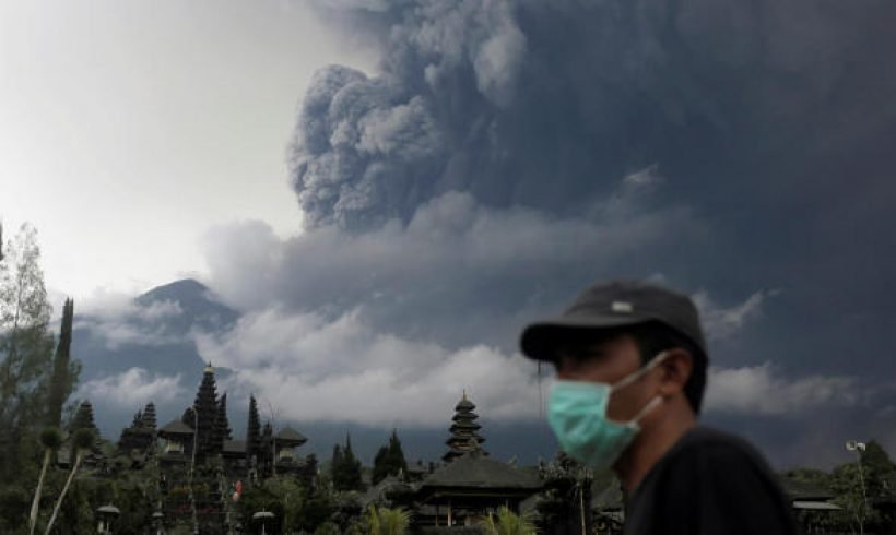 Bali volcano rumbles to life with eruptions; flights disrupted