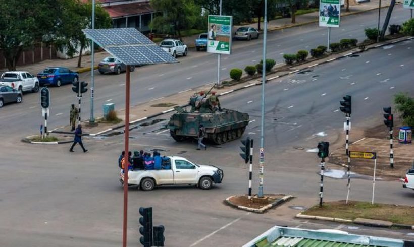 With Mugabe in custody, Zimbabwe’s military denies coup With Mugabe in custody, Zimbabwe’s military denies coup