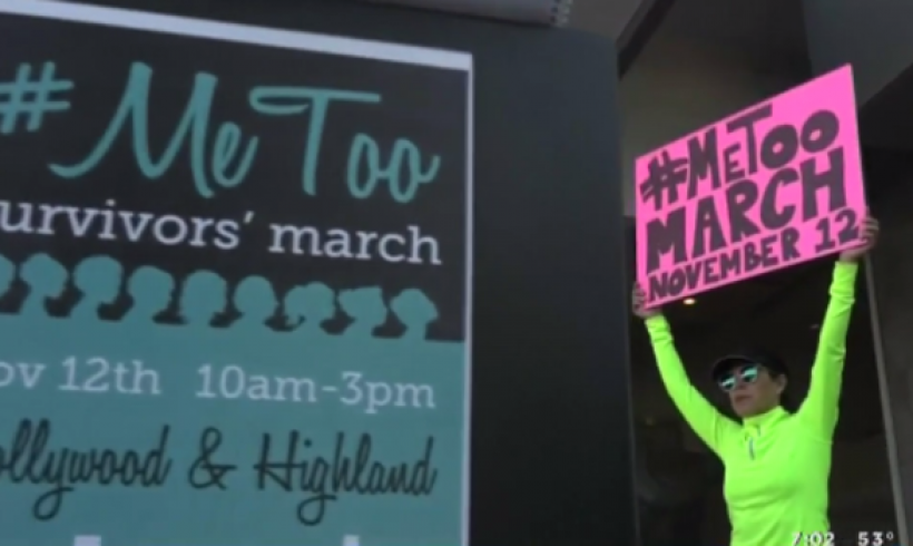 #MeToo movement hits the streets in Hollywood #MeToo movement hits the streets in Hollywood