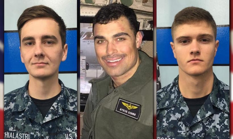 Navy names sailors missing after Pacific plane crash