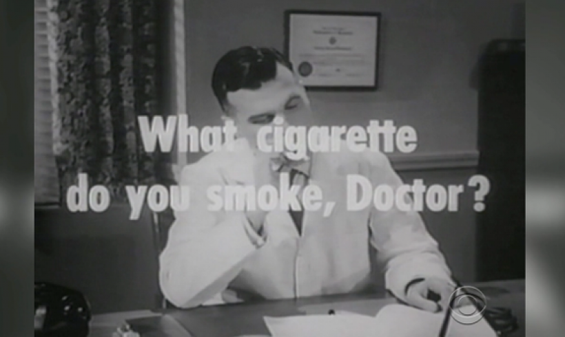 Big Tobacco advertising on TV by court order