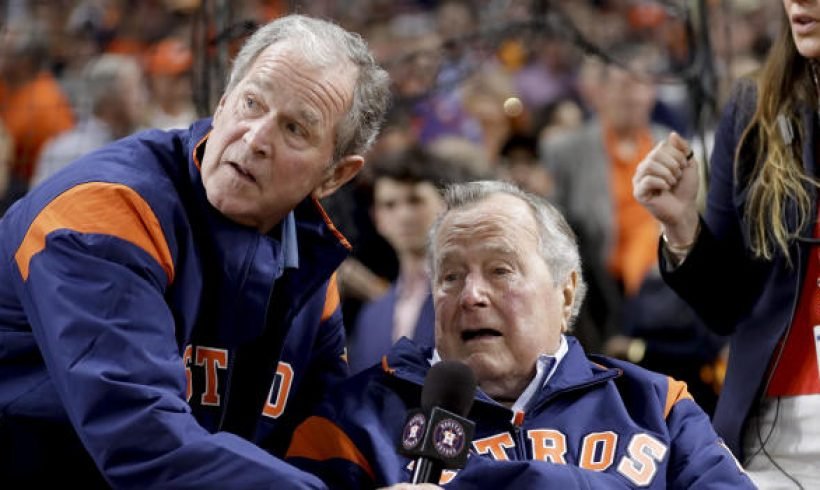 George H.W. Bush calls Trump a “blowhard”