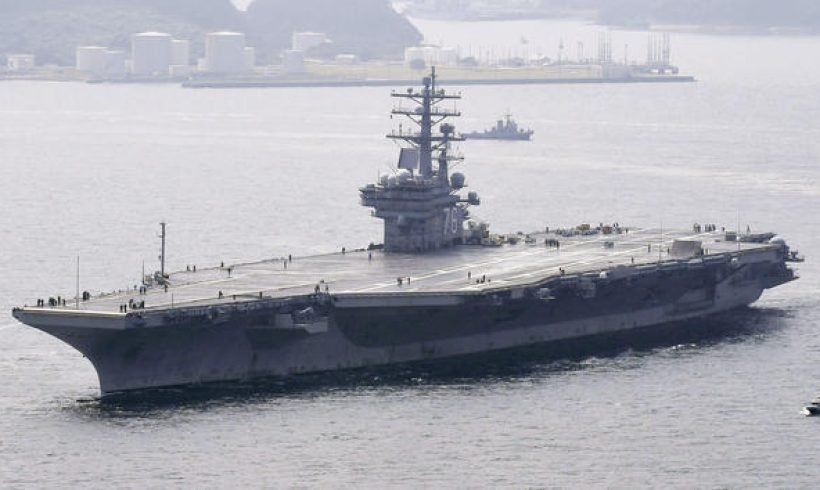 U.S. Navy aircraft with 11 on board crashes into ocean off Okinawa