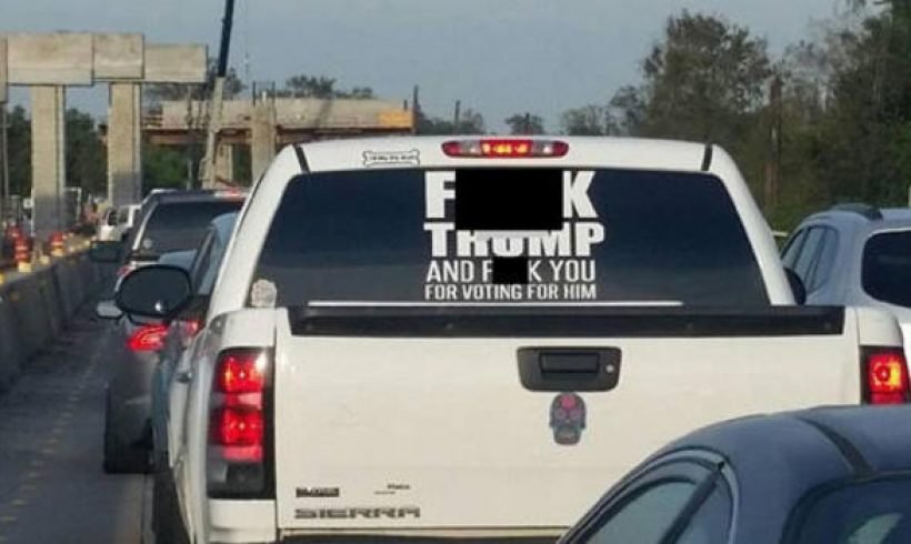 Truck with anti-Trump message prompts response from sheriff