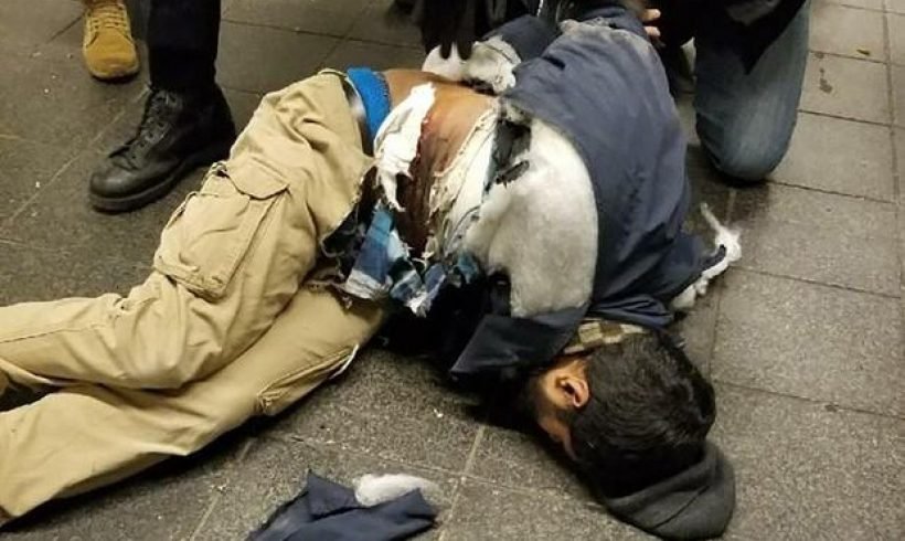 Explosion rocks NYC commuter hub in attempted terror attack