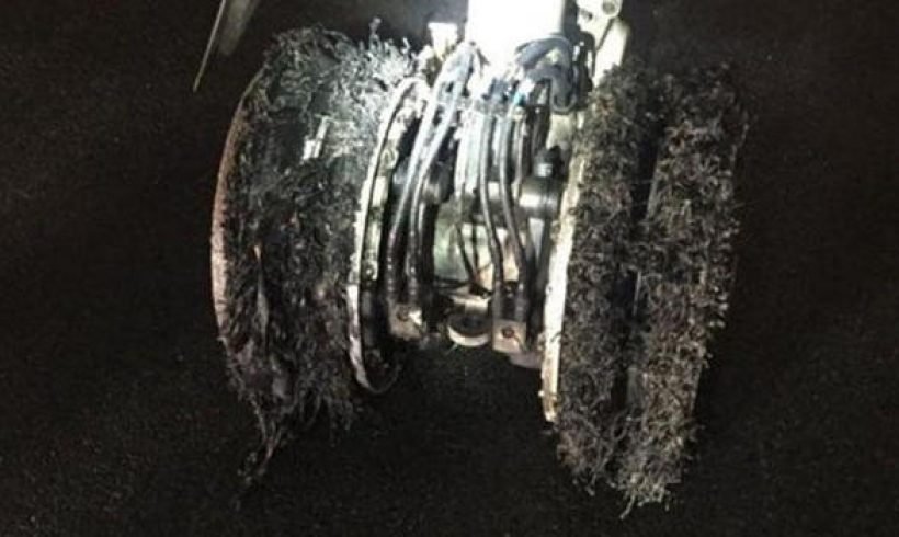 Shredded tire damages engine, forces aborted United takeoff