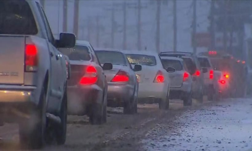 Record number traveling for holiday, but some are facing icy conditions Record number traveling for holiday, but some are facing icy conditions