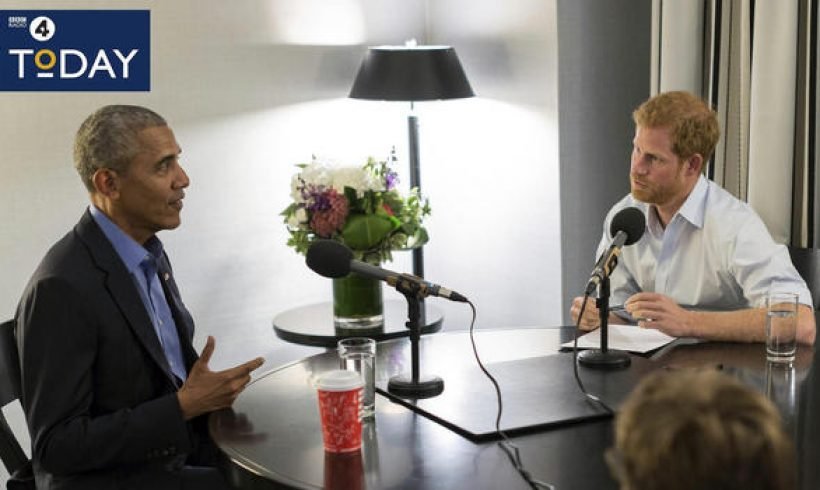 Obama warns of dangers of internet, in rare Prince Harry interview