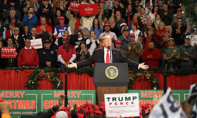 Trump at rally says country “can’t afford” to lose a Senate seat