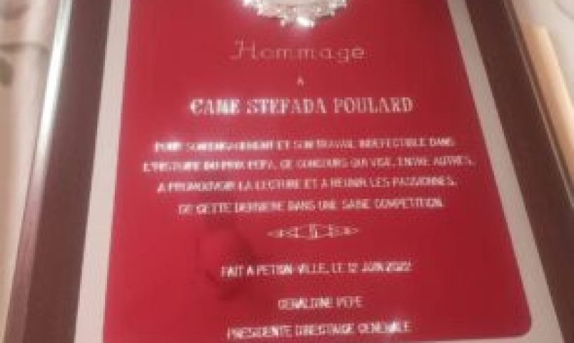 Came Stefada Poulard, invitée d’Honneur au final du Concours de Lecture de Pepa Education Agency