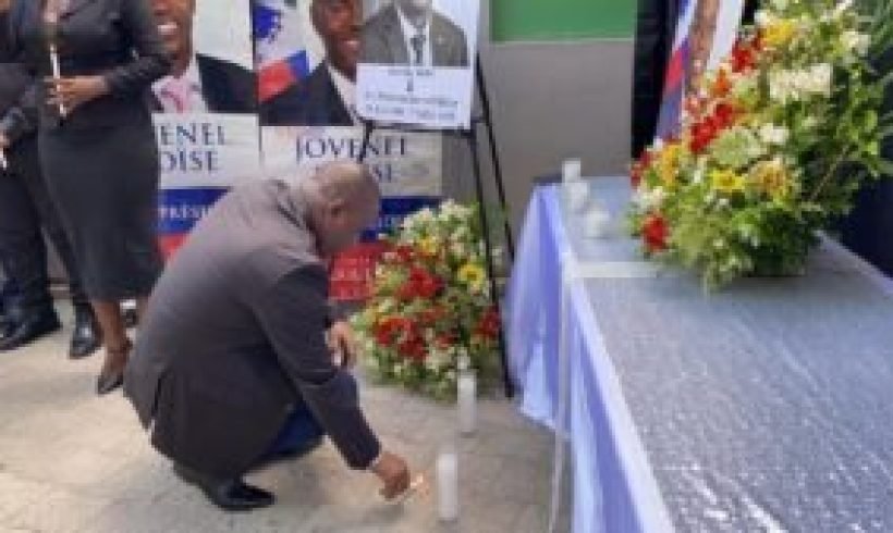 Le parti EDE inaugure une salle de conférence en hommage à Jovenel Moïse Le parti EDE inaugure une salle de conférence en hommage à Jovenel Moïse