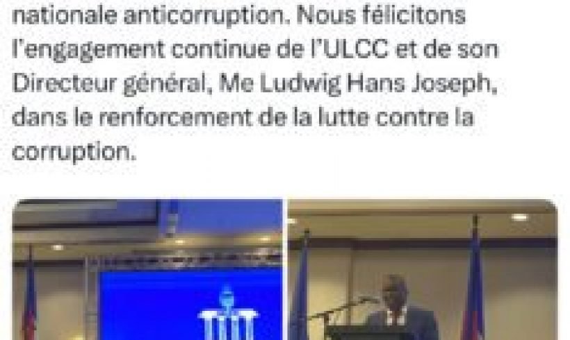 Lutte contre la corruption en Haïti : le Canada salue la mobilisation nationale menée par l’ULCC Lutte contre la corruption en Haïti : le Canada salue la mobilisation nationale menée par l’ULCC